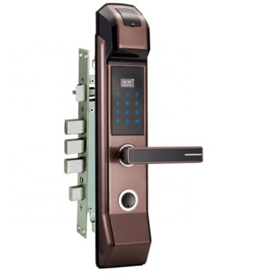 Smart Lock Combination Fingerprint Digital  Electronic Lock Card Password with Anti-theft 6068 Lock Body