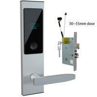 2020 newer Cheapest electronic smart door lock rfid hotel fit 30~70mm thickness door lock