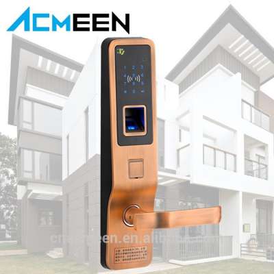 Zinc Alloy Digital Electronic Fingerprint Door Lock with LED Backlight